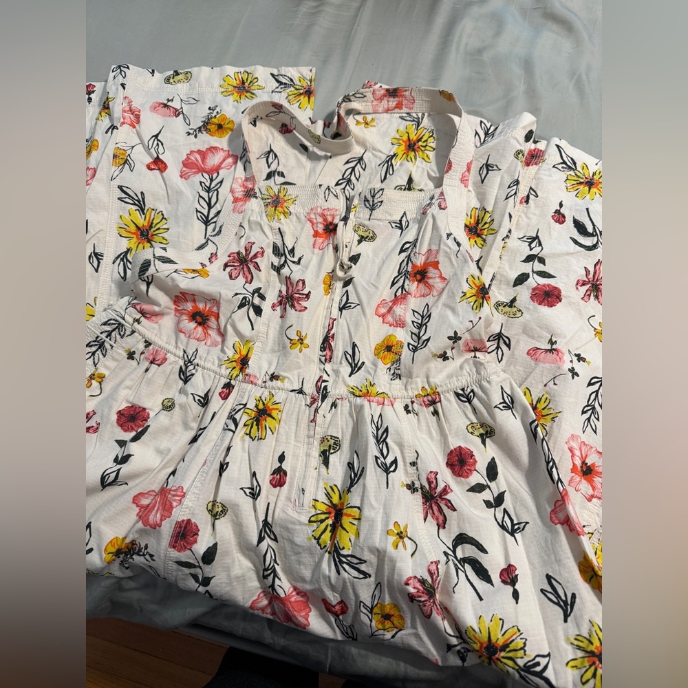 ✨ Anthropologie Relaxed Midi Dress Sz L - Picture 5 of 7